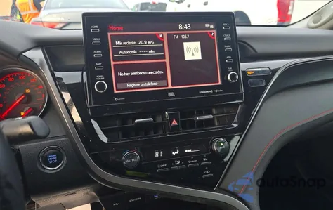 2022 Toyota Camry Trd from USA, damaged, VIN 4T1KZ1AK8NU068398